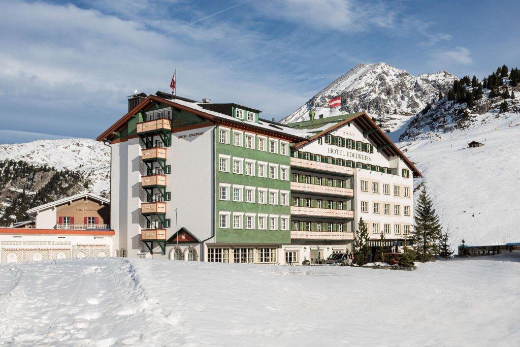 Hotel Edelweiss Zuers Bagian luar foto